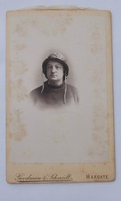 CDV OF FISHERMAN IN JUMPER AND SOU'WESTER HAT, BY GOODMAN & SCHMIDT OF MARGATE