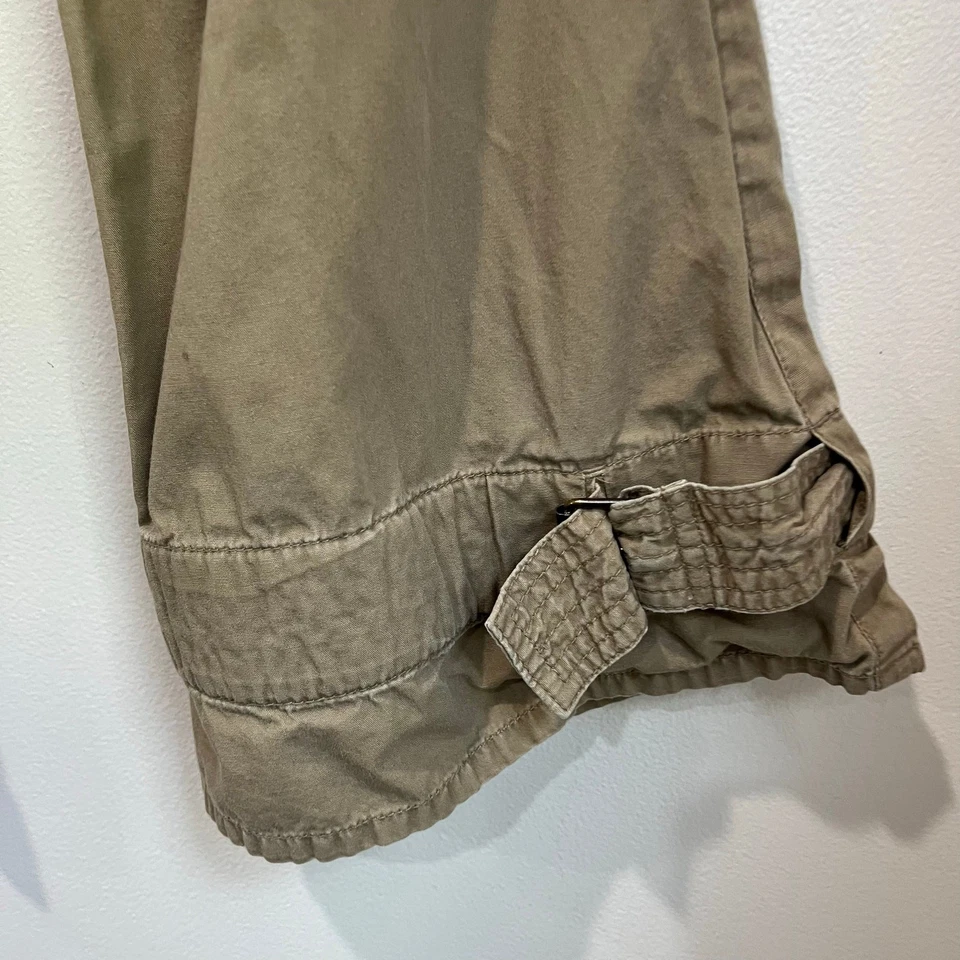 Pantalones Y2K Paris Azul Tiro Bajo Pierna Ancha Tostado SoulMate Hebilla Dobladillo Talla 1 Foto 3 de 4