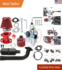 VM22 Carburetor Exhaust Header Muffler Kit for Predator 212cc