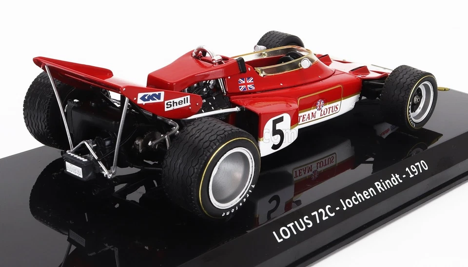 MODELLINO AUTO STATICO CENTAURIA LOTUS F1 72C 1970 JOCHEN RINDT SCALA 1/24 - Immagine 2 di 3