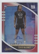 2020 Absolute Rookie Signatures Red Spectrum 65/75 Xavier McKinney #198 Auto rf2