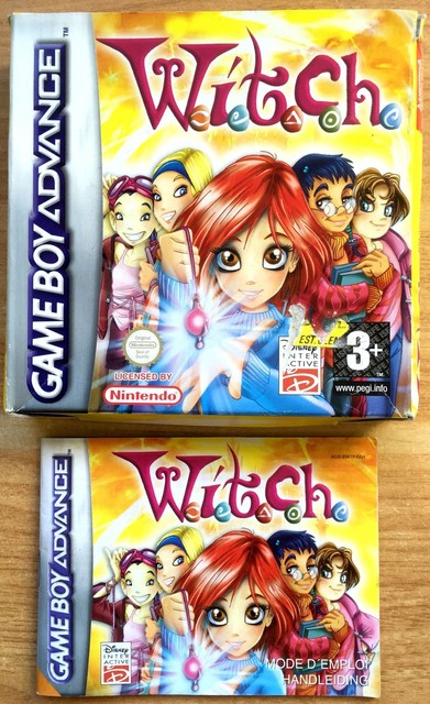 WITCH - BOÎTE VIDE + NOTICE ORIGINALES GAMEBOY ADVANCE GBA PAL FAH - Empty Box