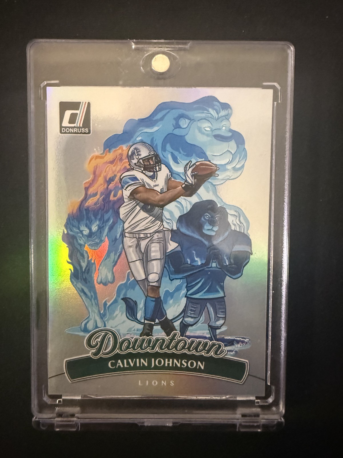2025 Panini Donruss - Downtown! Calvin Johnson #4 Lions