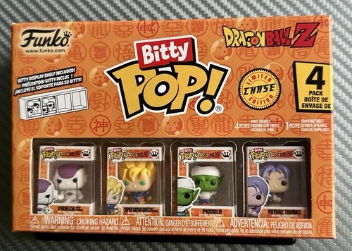 NEW Limited Edition Funko Bitty Pop Dragon Ball Z 4 Pack CHASE Future Trunks 1/6