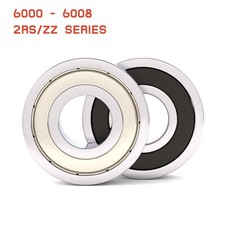 6000 6001 6002 6003 6004 6005 - 6008ZZ SERIES Shielded Deep Groove Ball Bearing