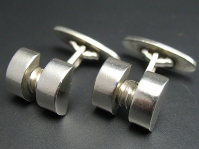 Manschettenknöpfe Silber 925 Georg Jensen Dänemark No 67 von ca. 1940