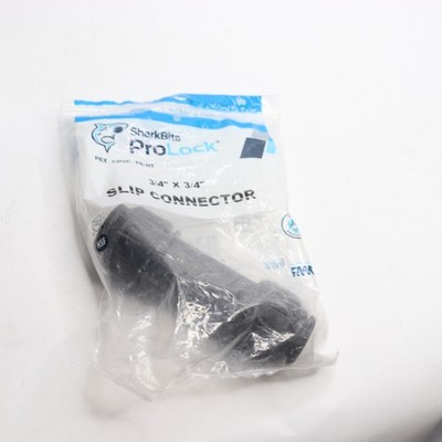 SharkBite ProLock Slip Coupling Fitting Push-to-Connect Plastic 3/4'' PL0622A