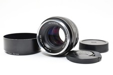 Carl Zeiss Planar T 50mm f/1.4 ZE Lens for Canon EF Metal Hood MINT From Japan
