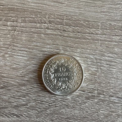 pièce argent 10 francs hercule 1966 - Photo 1/2