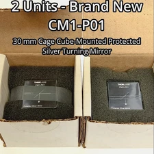 2 Units Thorlabs CM1-P01 30mm Cage Mirror Cubes Protected Silver - NEW