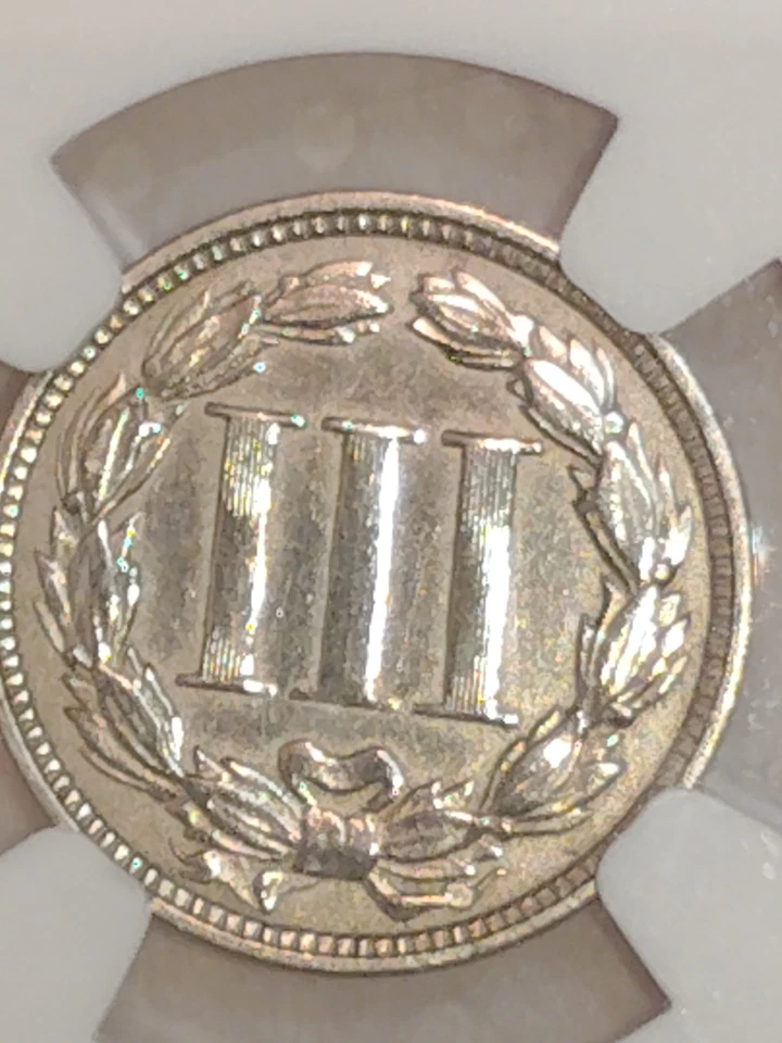 1868 Nickel Three cent - Image 3 of 4