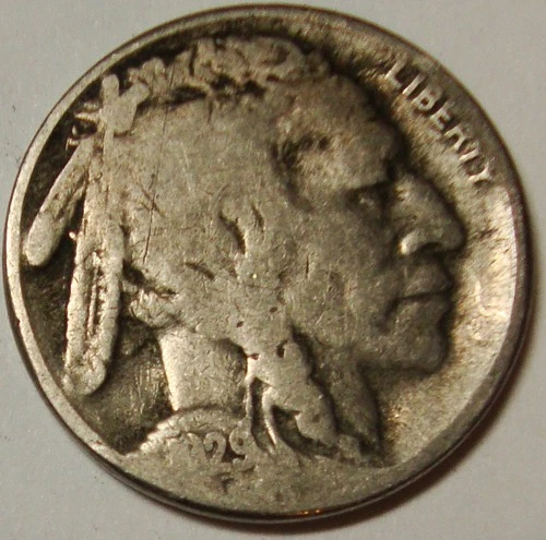 1929 S 5c Buffalo Nickel Coin #2426 Very Good VG Free Shipping