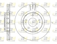 2X Roadhouse Bremsscheibe 6896.10 FüR CitroËN 4007 Peugeot 294Mm Hdi 16V Crosser