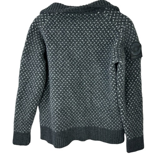 Helly Hansen Pullover Herren Fair Isle grau Wolle Schnee Ski Arktis Isländer 190 $ 2XL - Bild 12 von 19