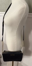 Michael Kors Jet Set Large East West Crossbody Bag Black