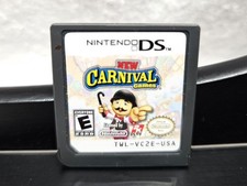 Nintendo DS New Carnival Games Game Cartridge Only by 2K Play Multiplayer Tested