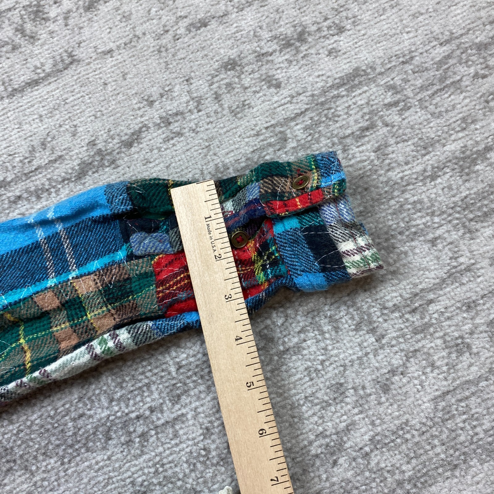 We The Free Patchwork Lost In Plaid Button Shirt … - image 15