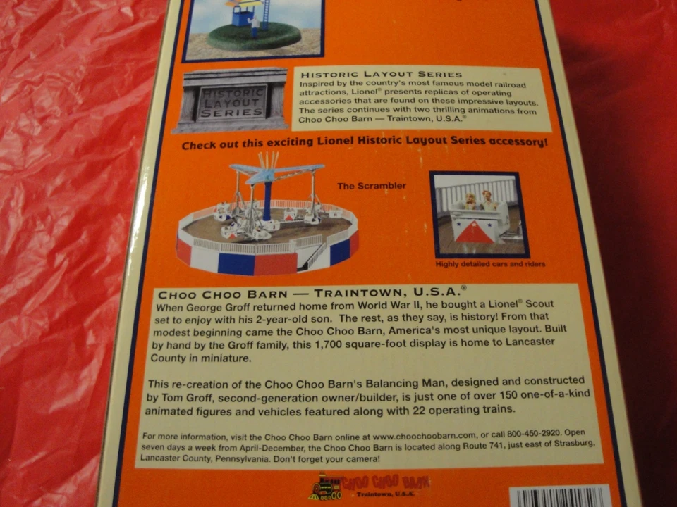 Lionel O Gauge 24172 Balancing Man Choo Choo Barn NIB - Image 4 of 4