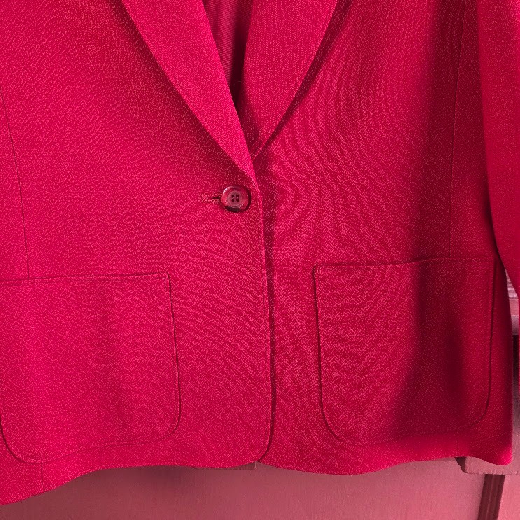 Pendleton Women's Petite Red Button Front Long Sl… - image 6