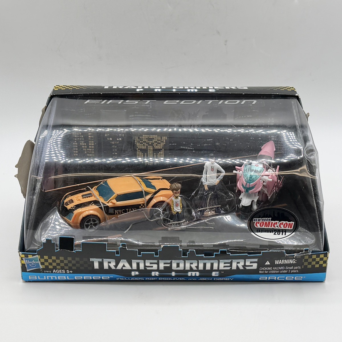 Transformers Prime First Edition Bumblebee Arcee NYCC 2011 Exclusive Set