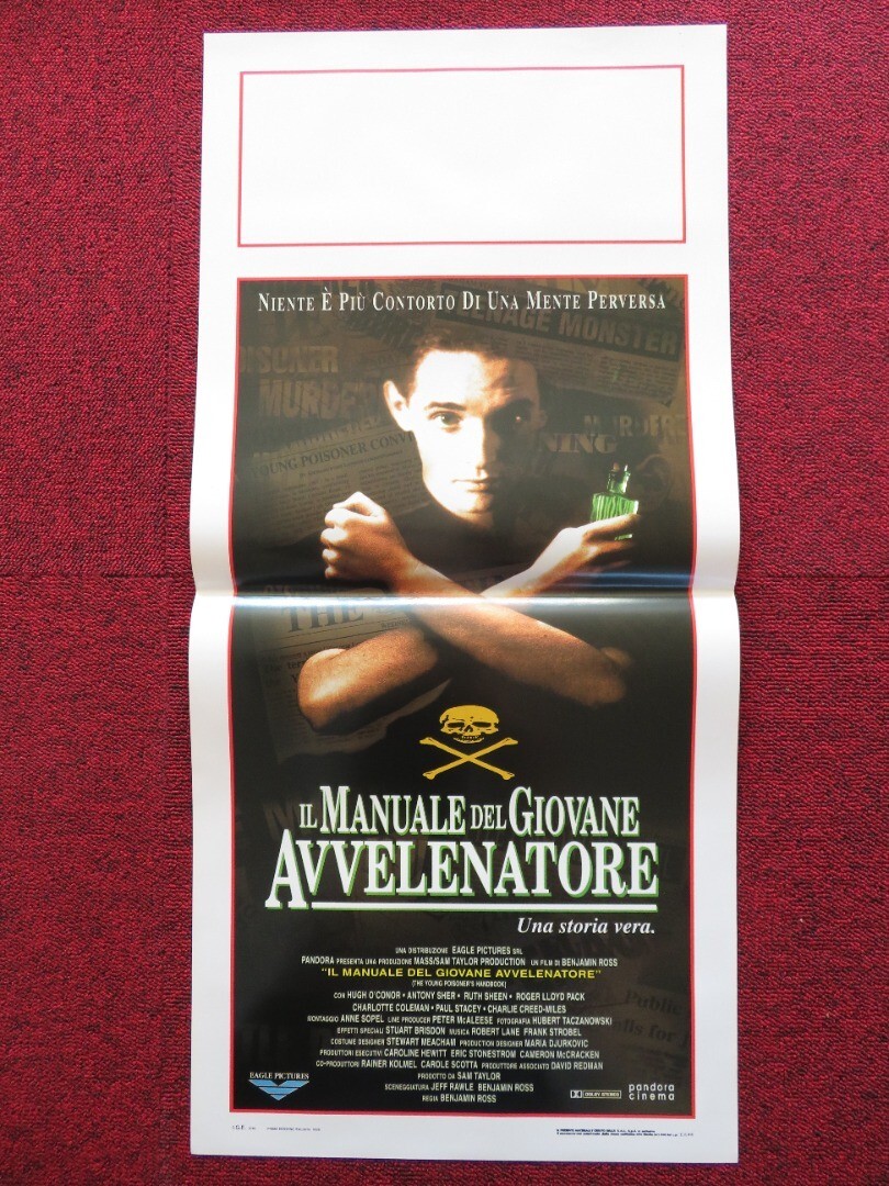 Locandina originale film Il manuale del giovane avvelenatore (1995) - Regia di Benjamin Ross