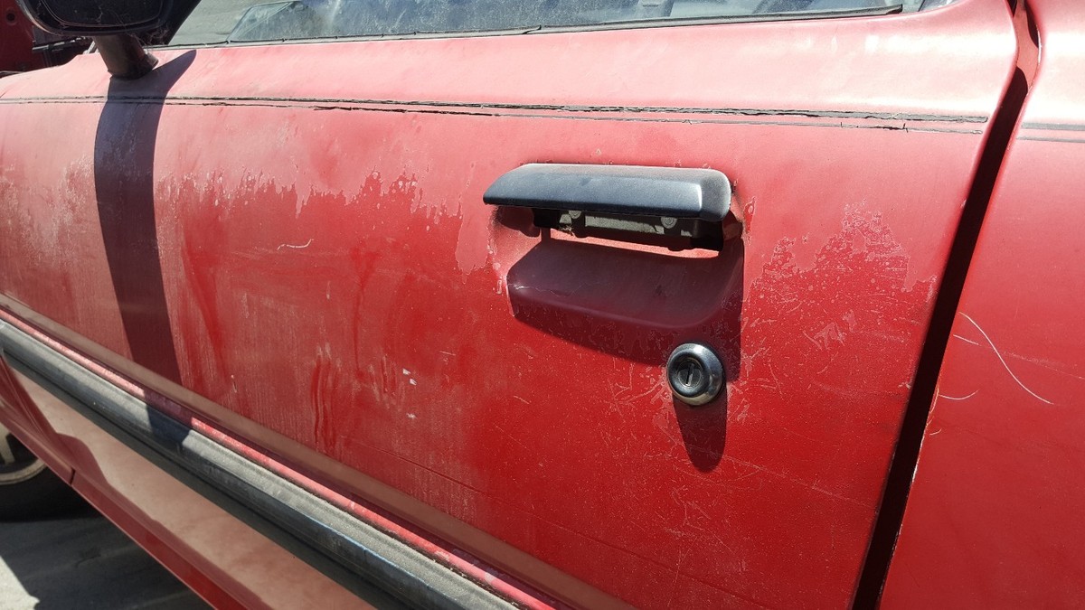 DRIVER Front Door MAZDA RX7 power no glass no mirror 79 80 81 82