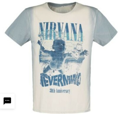 Nirvana Nevermind 30th Anniversary T-Shirt türkis L