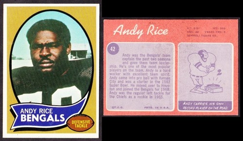 1970 NFL Topps single cards - Picture 39 of 216