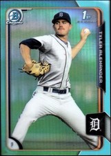 ET 	2015 Bowman Chrome Draft Sky Blue Refractors #7 Tyler Alexander