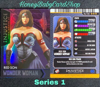 Injustice Arcade Series 1 Out of Print Card 90 Red Son Superman Holofoil