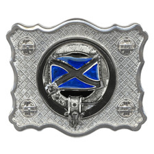 Art Pewter Kilt Belt Buckle with Scottish Irish Designs