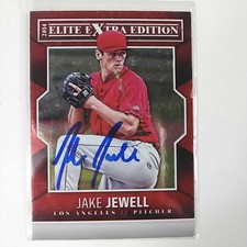 2014 Panini Elite Extra Edition Jake Jewell Los Angeles Signed Card No CoA