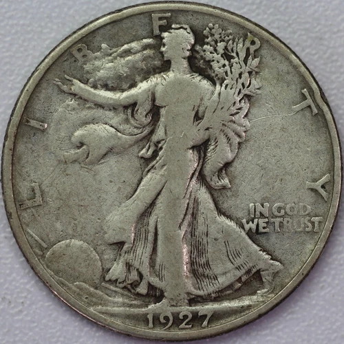 1927-S 50c Walking Liberty Half Dollar - Fine