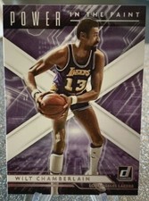 2021-22 Panini Donruss Basketball Wilt Chamberlain Power in the Paint Lakers #1