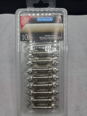  Amerock Functional 3/8  Inset Self-Closing Face Mount Hinge Pack of 10 