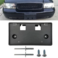 For 1998-11 Ford Crown Victoria Front License Plate Tag Frame Bracket Holder