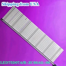 LED Strips For WR75UT4210 ONN 100044717 LED75D07A-ZC66AG-06 LED75D07B 75R5 75V81