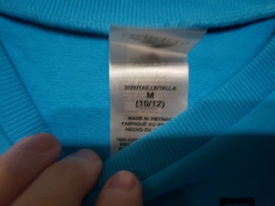 Adidas Pullover 10-12 Niñas Grande Azul Foto 3 de 4