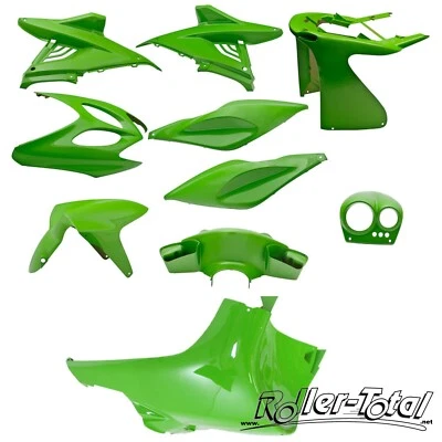 Verkleidungsset grün 10 Teile YAMAHA Aerox MBK Nitro Bodypart Bodykit            - Bild 1 von 2