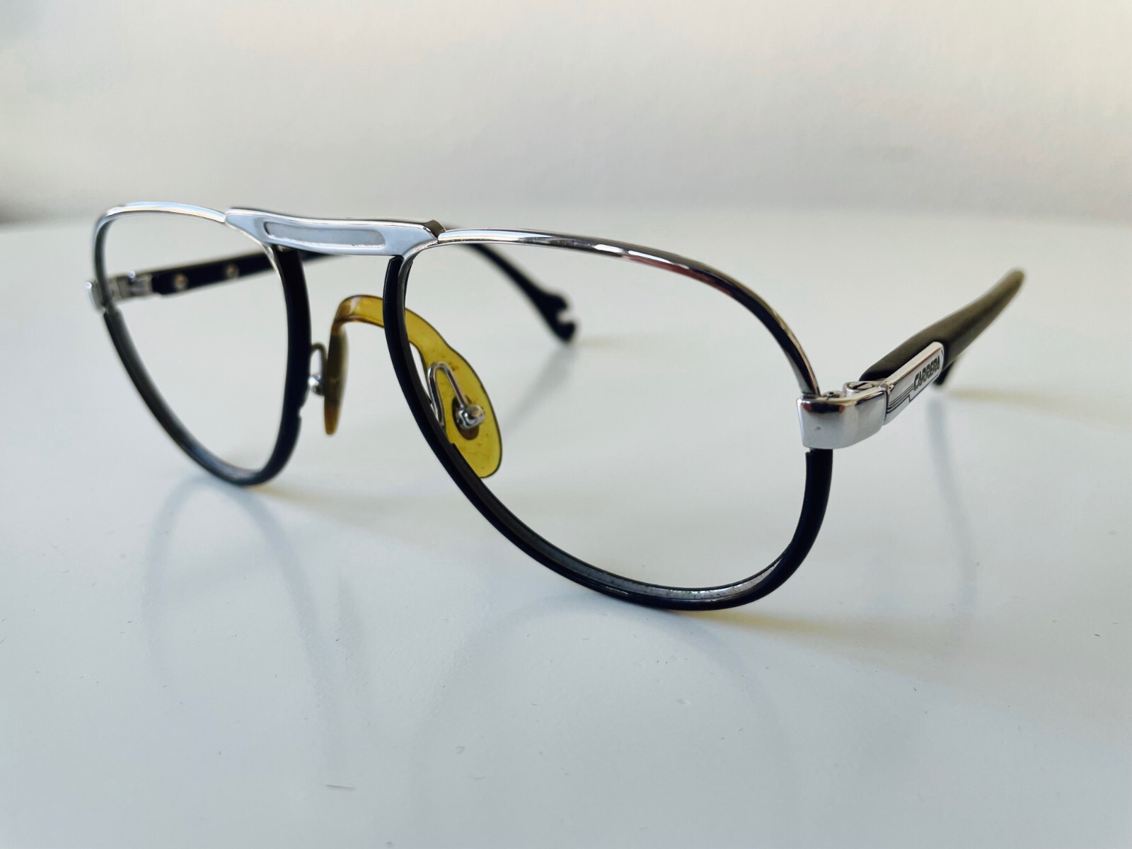Vintage CARRERA SPORT 5511 Col 70 Silver Rare Eyeglasses Germany 80S Small image 4