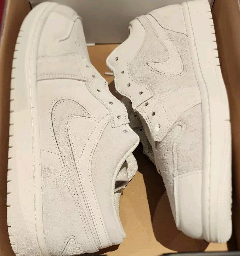 NIKE ☆ Air Jordan 1 Low SE Craft ‘Pale Ivory’ Jordan Air Jordan 1 Low SE Craft Mens Basketball Shoes Pale