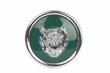 JAGUAR ALLOY WHEEL BADGES GREEN SILVER XJS XJ X300 X308 XK8 MNA6249AB FAST POST
