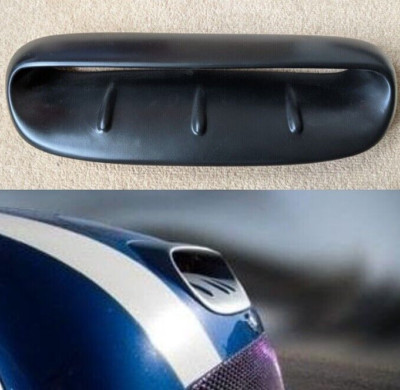 R53 MINI Cooper S JCW Raised Bonnet Hood Scoop High Flow VTX Style Matt Black