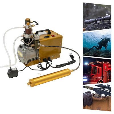 110V 1.8KW 13.4*7.1*13.4'' Copper& Steel Yellow High Pressure Air Compressor Pump