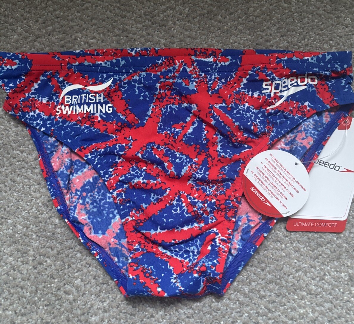 Men's Boy's GB British Swimming Dive Speedo Briefs Trunks Tom