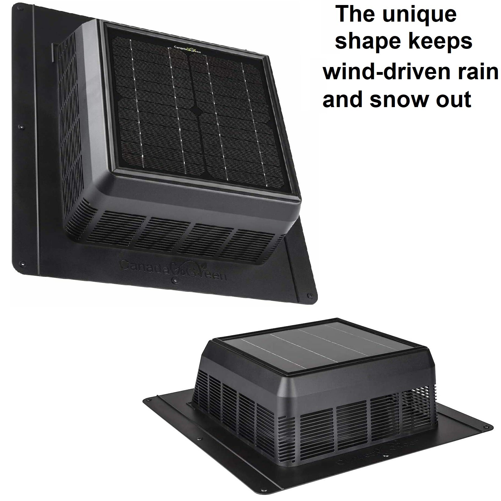 Solar Powered Attic Fan Solar Powered Vent Fan, Roof Vents Weather-Proof  Design | eBay