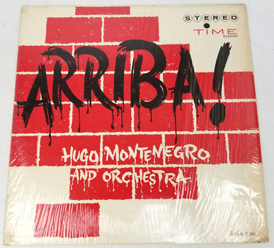 Hugo Montenegro And His Orchestra  Arriba! 1960 Vinyl LP Latin Jazz In Plastic!