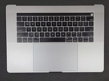 Grd B MacBook Pro 15" A1990 2018/19 Space Gray Top Case Keyboard Touchpad Cover