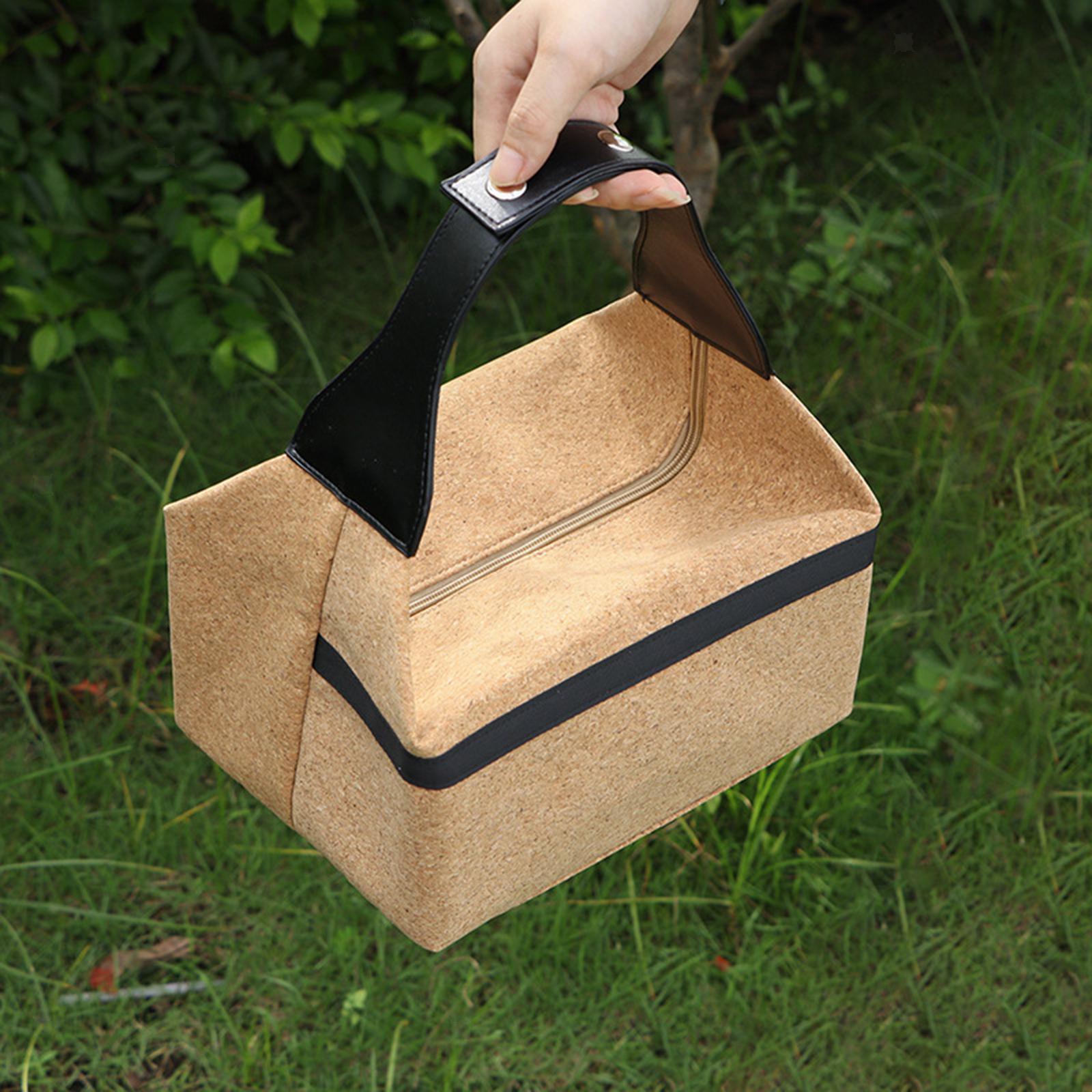 Teaware Bag Coffee Set Bag Portable Cutlery Bag Small with Zipper Coffee Maker