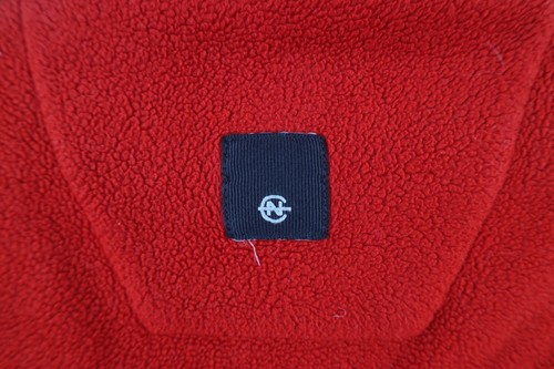 Vintage 90s Nautica Competition Mens XL Spell Out Full Zip Fleece Jacket Red USA - Picture 8 of 13